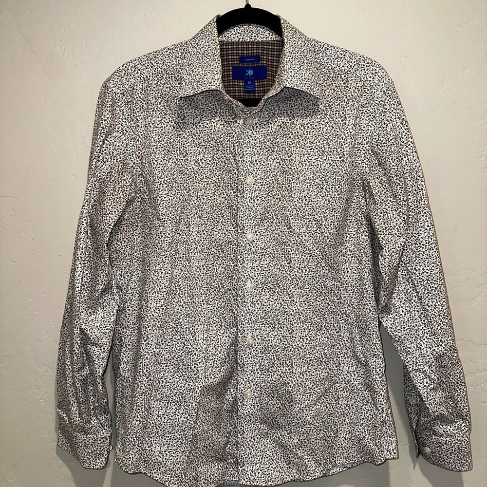 Egara Men’s Floral Dress Shirt
